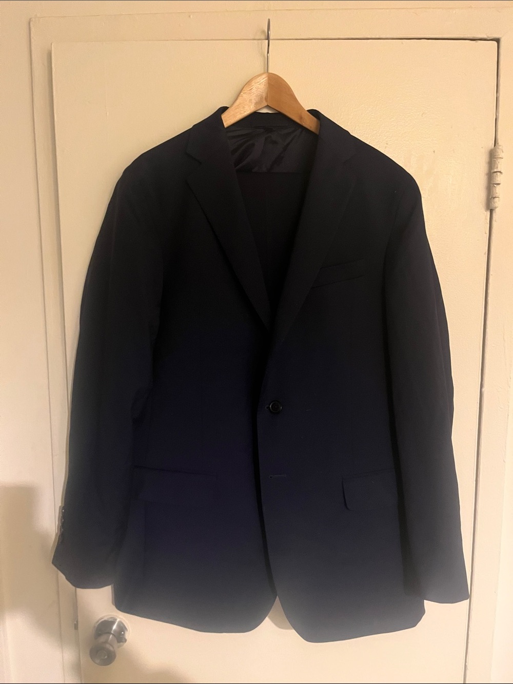 Jos. A. Bank Navy Single-Button Suit Jacket